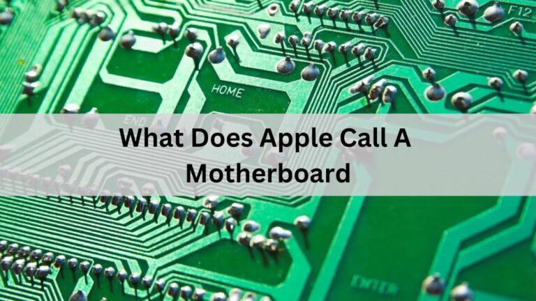 what does apple call a motherboard